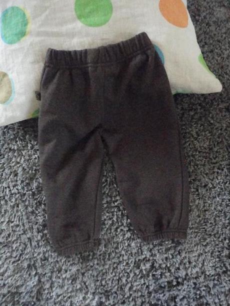 Dievč. tepláky  na 9/12mes., okay,80