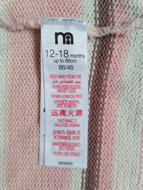 Sveter mothercare veľ. 86, mothercare,86