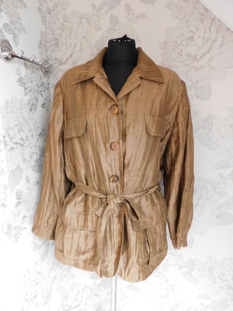 Luxusny lanovy blejzer/sako, 44