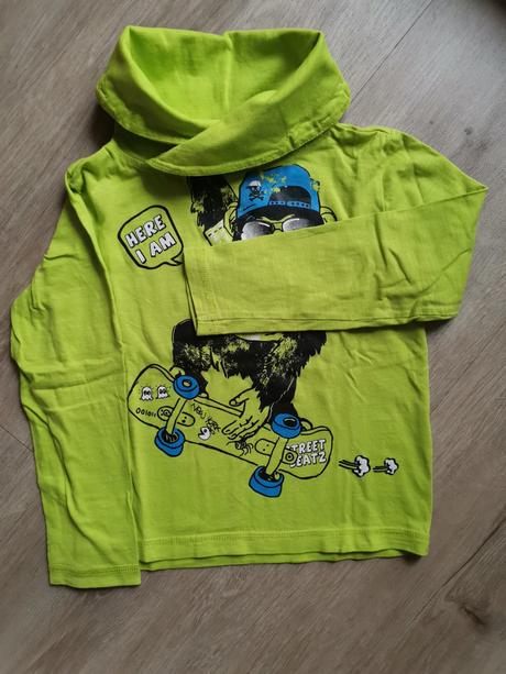 Tričko s dlhým rukávom a golierom, dopodopo,104