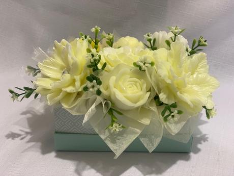 Mydlova kytica v krabičke, 