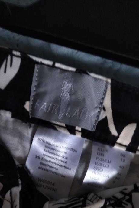 Kvetované nohavice fair lady, m