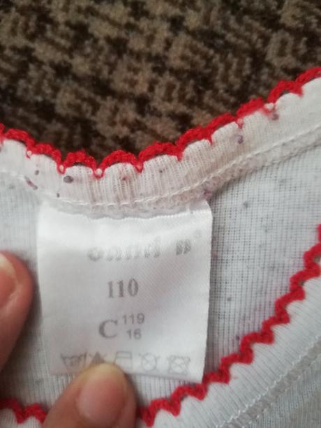 Dievcenske tielko, 110