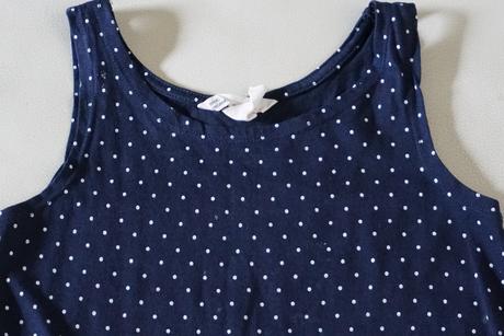 110/116 bodkovane h&m saty,5-6 r., h&m,116