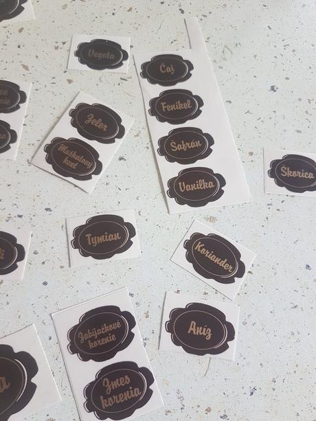 Samolepky/nálepky do kuchyne, 