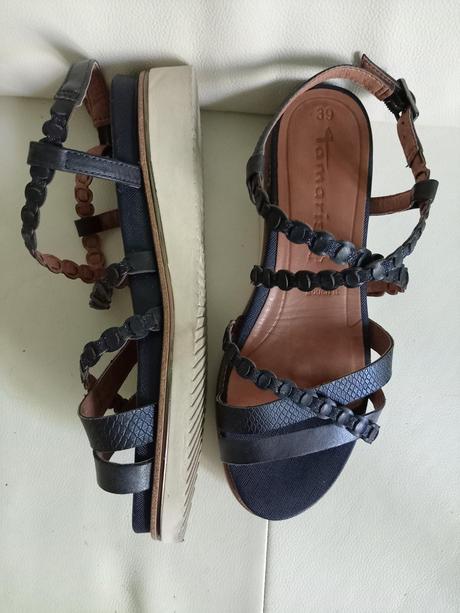 Tamaris kožené sandále, tamaris,39