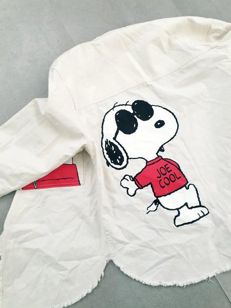Košeľa/košeľová bundička snoopy xs, zara,xs