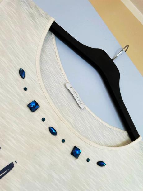 Tričko s kamienkami m/l, promod,l