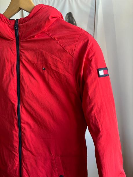 Tommy hilfiger obojstranná bunda, tommy hilfiger,s