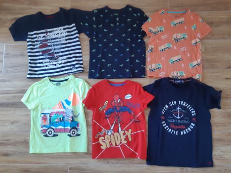 28 ks letne oblecenie vel 110-116, 104–116