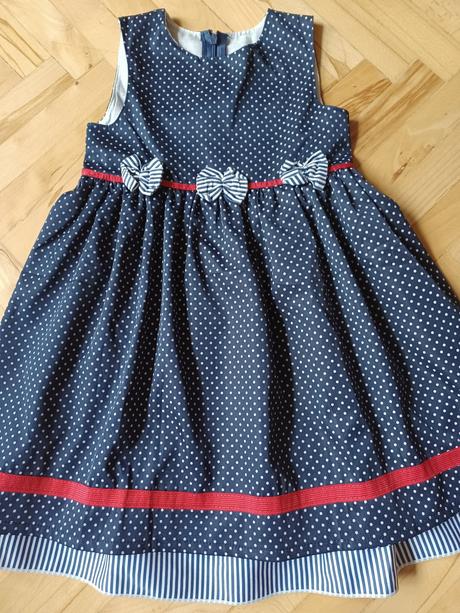 Bodkované šatičky,veľ. 110, 110