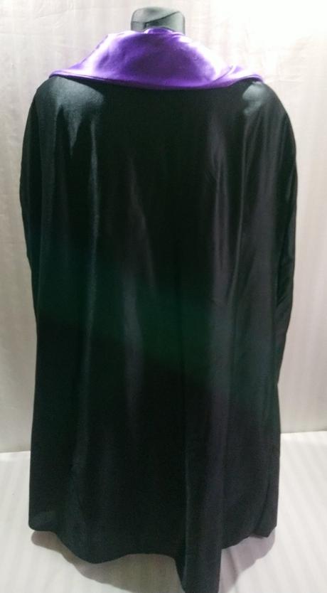 4-dielny kostým bosorka šaty plášť maska klobú s/l, 