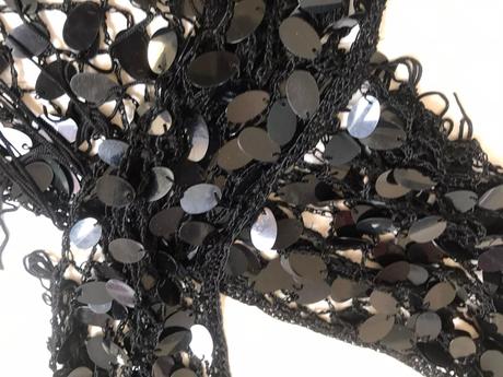 Spoločenská trblietavá šatka na krk, 