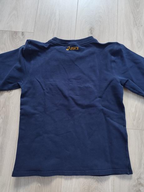 Chlapčenské hrubšie tričko/ mikina, asics,xs
