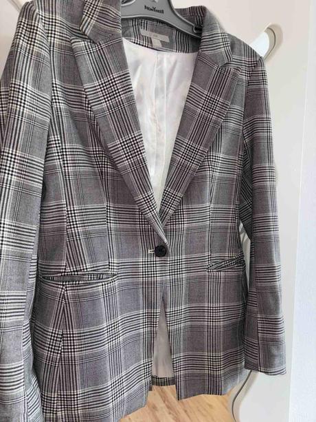 Kárované sako h&m 36, h&m,36 / s