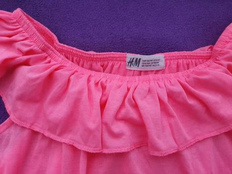 Ruzova letna bluzka, h&m,134