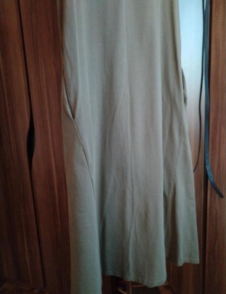 Tričkove šaty v kaki farbe, xxl