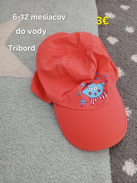 Ciapka do vody 6-12 mesiacov, tribord,80