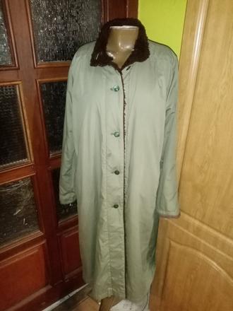 Dámsky zateplený retro kabát, 48