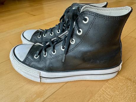 Kožené vysoke tenisky, converse,36
