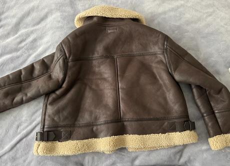 Pilotná bunda z brusenej "kože", next,48