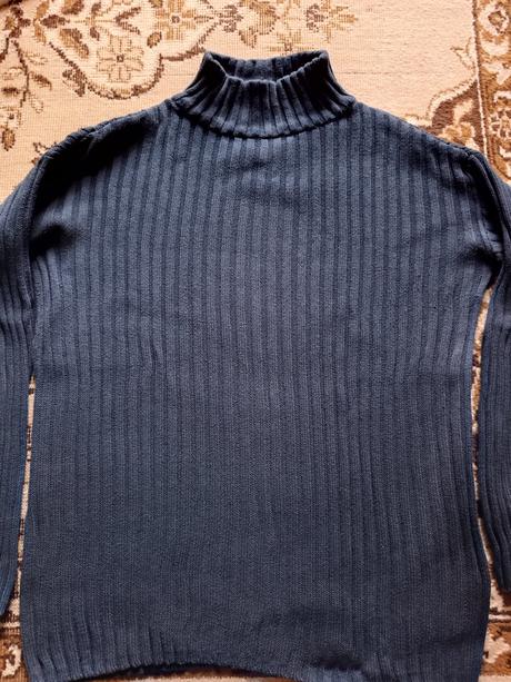 Modrý pulóver, bonprix,38