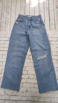 Široké džínsy, h&m,36