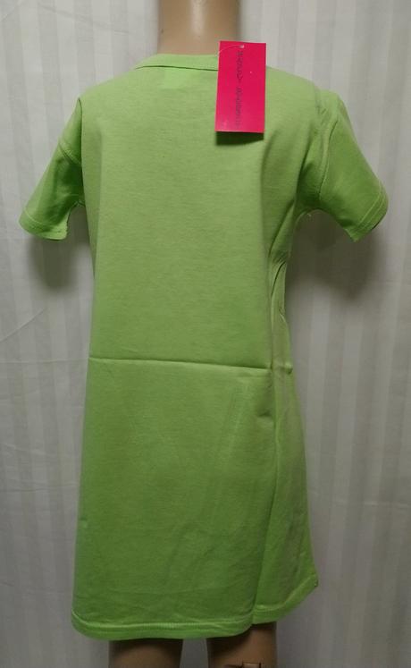 Zelená nočná košeľa s motívom happy rabbit, 116 cm, 116