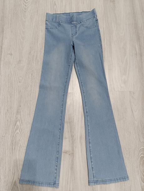 Zvonové džegíny, h&m,152