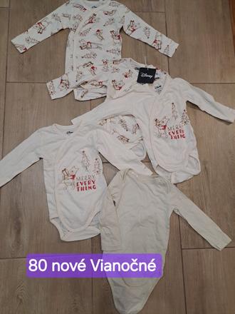Mix oblečenie chlapec  74/80 a 80, 68–80