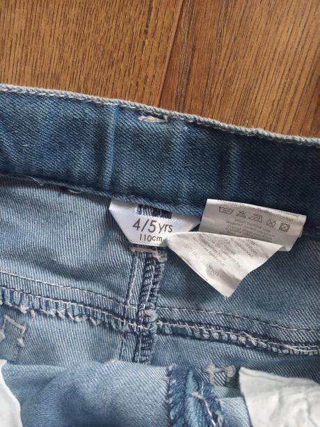 Set pre dievčatko riflová košieľka + 2ks kraťasy, next,110