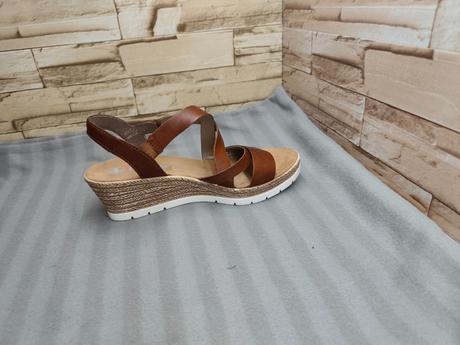 Rieker 39 - dámske kožené sandále, rieker,39