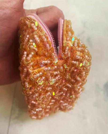 Lurexová mini kabela / peňaženka,