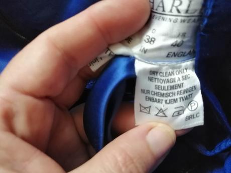 Luxus slávn.šaty johncharles, kráľovská modrá, v38, 38