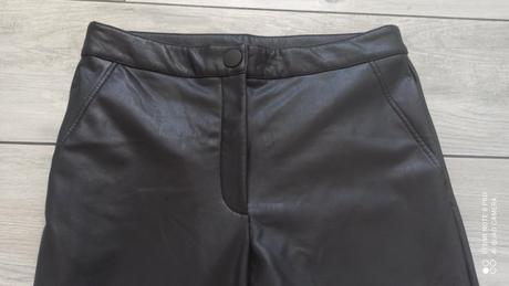 Koženkové nohavice nenosené, f&f,42