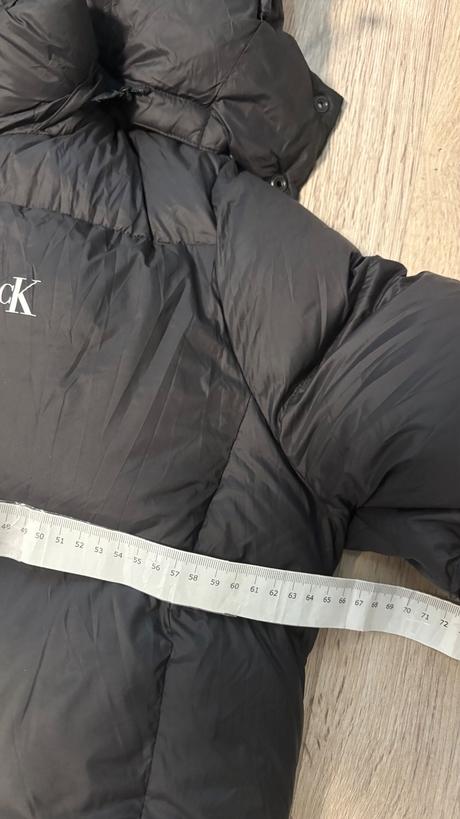 Krátka páperová bunda, značka calvin klein, calvin klein,xl