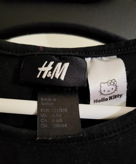 Šatky hello kitty, h&m,122