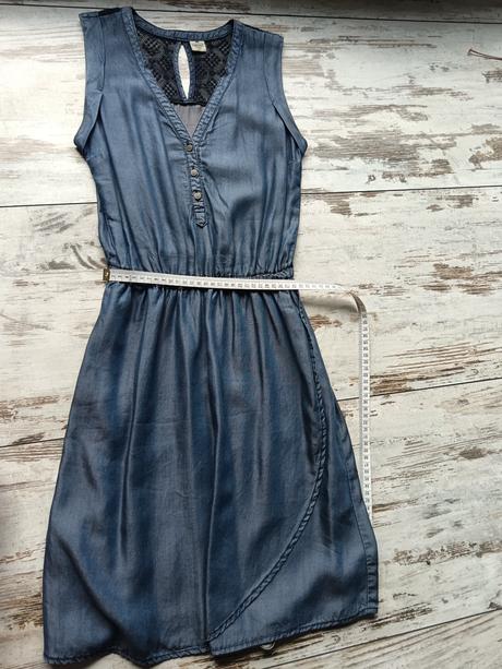 Košeľové šaty s čipkou, timeout,xs