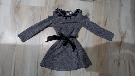 Saty 92/98 elegantné dievca teple, 92