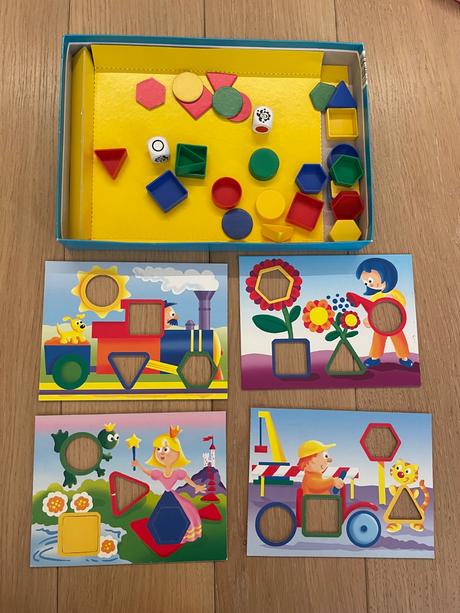 Náučná hra farby a tvary pre vek 3-6r, 