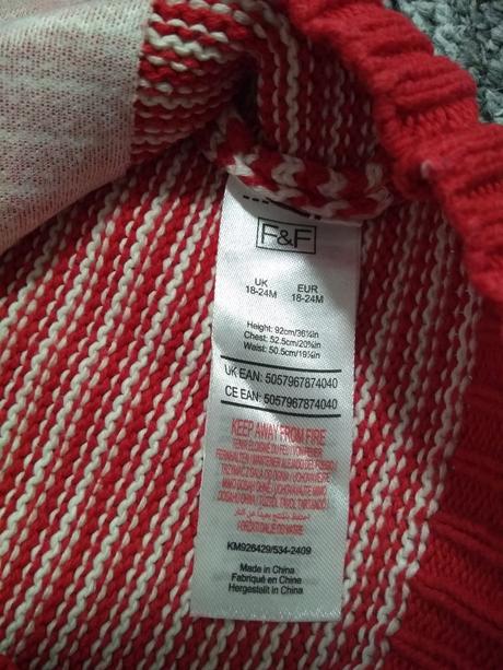 Vianočný svetrík 92, f&f,92