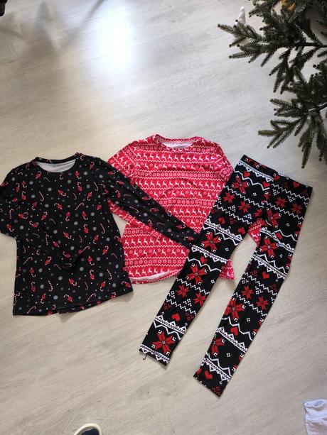Vianočné tričká plus legíny, gate,152