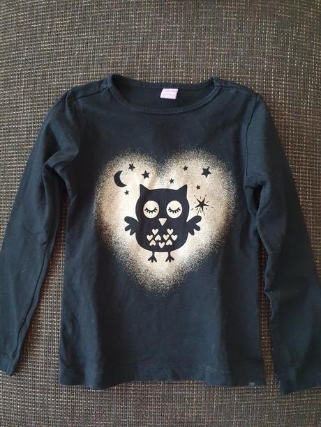 Tricko čierne sova, dopodopo,98