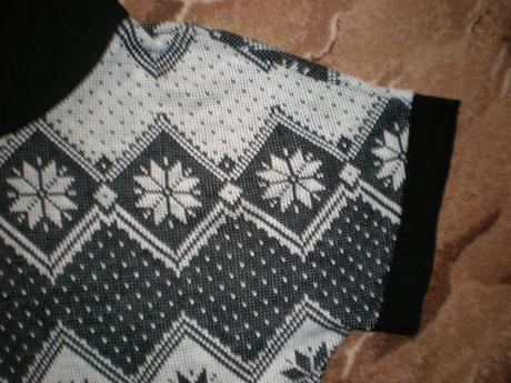 Zimný svetrík s krátkym rukávom, m