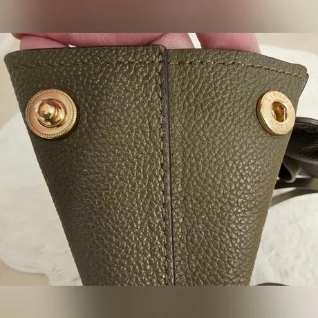 Kožený ruksak, batoh michael kors hayes khaki, michael kors