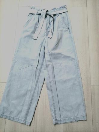 Rifle pre dievčatka bledomodre vel. 164, 164