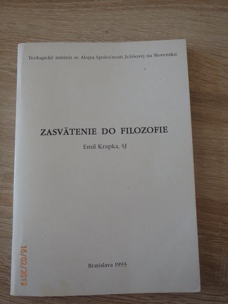 Zasvätenie do filozofie, 