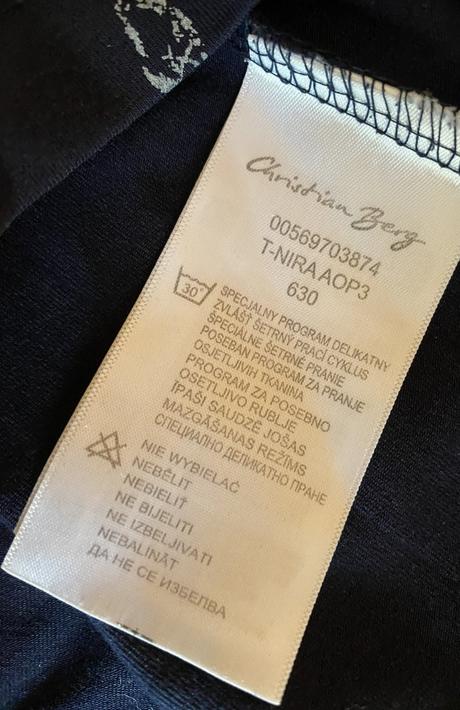 Dámske tričko christian berg s kotvami v. 38 - m, 38