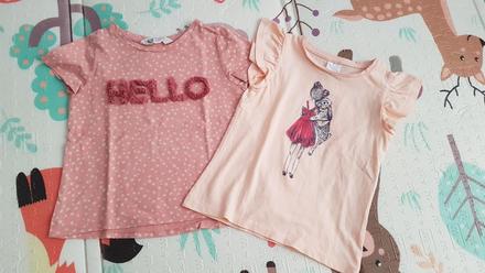 Tričko 2ks h&m, palomino, h&m,98