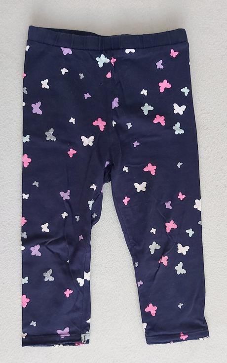 3/4 legíny motýliky h&m 110, h&m,110